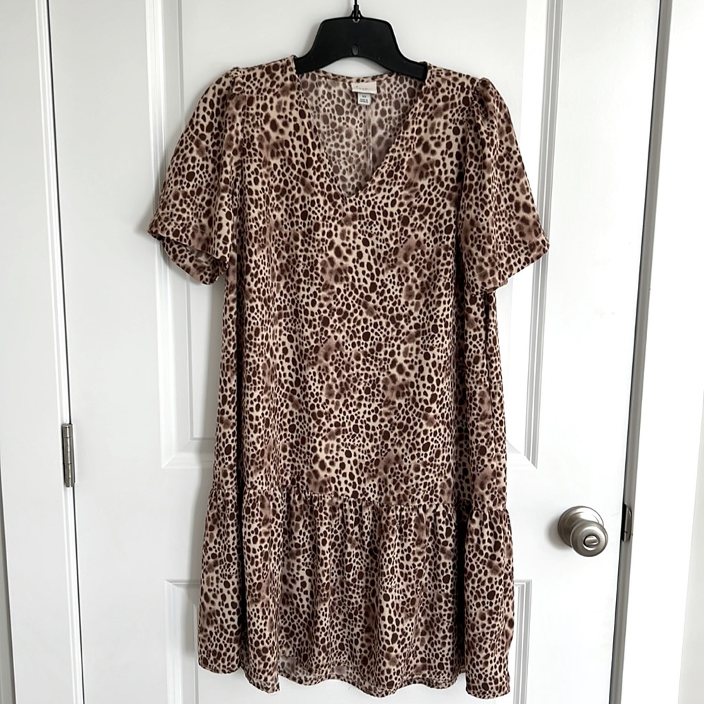 XS leopard dress